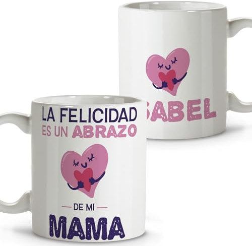 Regalos mamas primerizas. Taza personalizada. Tazas originales para regalar. Regalo madre. Regalos para madres. Taza cerámica 330 ml. Dia de la madre.