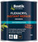 AMK® Bostik Evo Stik Flexacryl Instant Waterproof Compound 1kg Black Waterproofing Roof No Primer Wet And Dry Bonding Brush On Adhesive