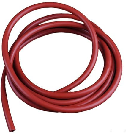 Ablaufschlauch Rostroter Silikonschlauch, flexibles Silikagelrohr, Aquarium-Luftpumpenschlauch, Lebensmittelsicherheit, weiches Rohr, 100 cm ID, 2 bis 32 mm Wasserpumpe (Color : 19x25mm, Size : 100c