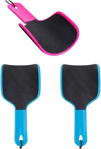 LLWQuanZSS 3 Pcs Curved Foot File Foot Pedicure Kit Foot Rasp Exfoliating Scrub Rub Board Double-Sided Dead Skin Calluses Removal Pedicure Care for Both Wet and Dry Cracked Feet
