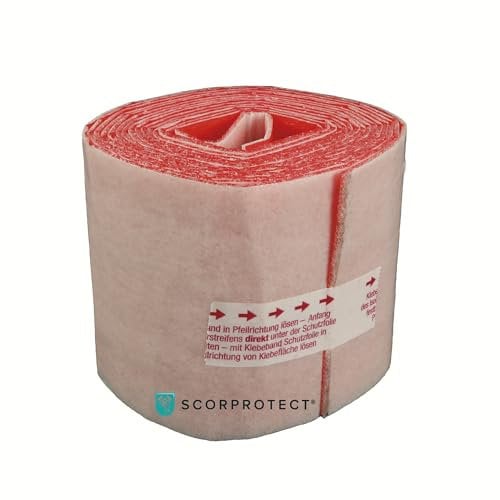 Scorprotect® PE Wickelband Rot mit Dampfsperre in 70 mm (70 mm x 3,6 m selbstklebend)