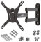 Maclean MC-418 Soporte para TV o Monitor, Soprte de Pared para Pantallas de 23-43, Rotación e Inclinación Ajustable, máx. VESA 200x200, Carga máx. 30kg, Color Negro