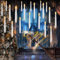 ConBlom Floating Candles, 20Pcs Hanging LED Warm White, Battery Operated, Magic Wand Remote with Timer