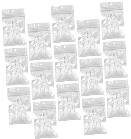 Beatifufu 100piezas Pegamento Para Pestañas Postizas Tapas De Botellas De Pegamento Aplicador De Fino