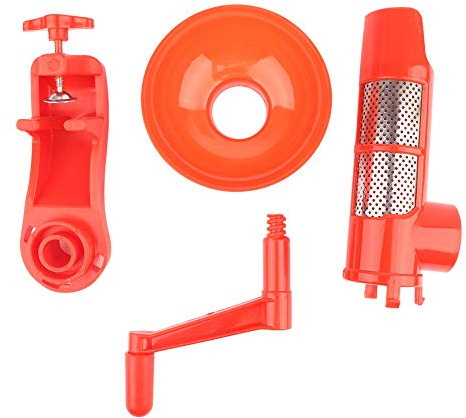 XIASABA Tomato Sauce Maker Machine Removable Parts 24. 0×17. 0×10. 0 Multipurpose Portable Hand Tomato Juicer Fruit Maker Extractor Squeezer Tomato Crusher Hand Juicer Squeezer