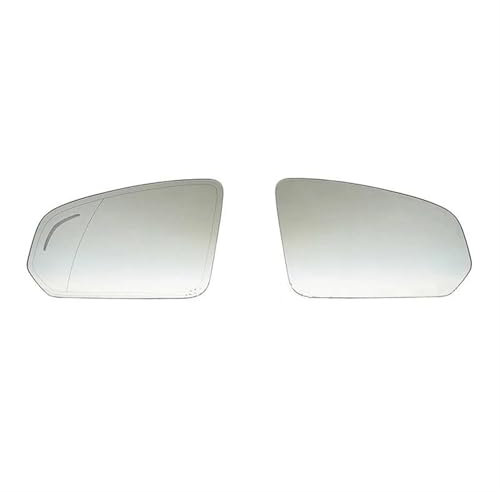 UOEMCRTB Außenspiegel Glas Ersatz Für Volvo S60 V60 2020 2021 2022 S90 2017 2018 2019 2020 2021 2022 Beheizter Toter-Winkel-Warnspiegel Links Rechts(A Pair)