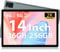 FORUSER Tablet 14 Zoll Android 14 mit Incell 2K Tablets, 36(12+24) GB RAM +256GB ROM (2TB TF), 11580mAh Akku, Octa-Core, 4G Dual SIM/5G WiFi/GPS,Tablet mit Stift und Hülle(Grau)