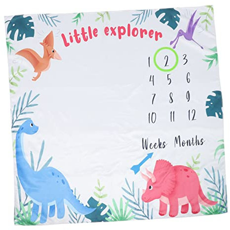 Toyvian Baby Monatsdecke 3 Stück Dinosaurier Foto Requisiten Neugeborenen Fotografie Zubehör Feiern Babyparty Anlässe