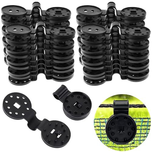 Wopanxye 40 Stück Kunststoff Clips für Schutztuch, Planenclips für Sonnensegel, Spezialclip, Befestigung klammern für Gewächshaus Outdoor Zelte, Baldachin, Sonnenschutz, Autoabdeckung, Gartennetze