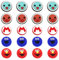 Lot de 20 housses de rechange pour manette de jeu, protection pour joystick, poignées 3D pour console de jeu, accessoires de protection en silicone pour joystick