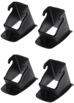 Msagkah 4 Pcs Universelle ISOFIX-Verbinder, Langlebiges ABS-Material | Einfache Installation, Kompatibel mit den Meisten Fahrzeugen, ISOFIX-Anleitung für Kinderautositze (Schwarz)