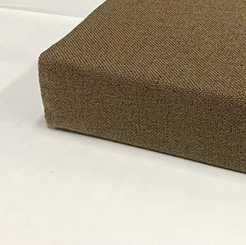 Indoor Outdoor Bankkissen 100 x 30 cm bequemes Erkerfenster Sitzkissen für Essen und Schaukel 5 cm Dicke Beige Matratzenauflage