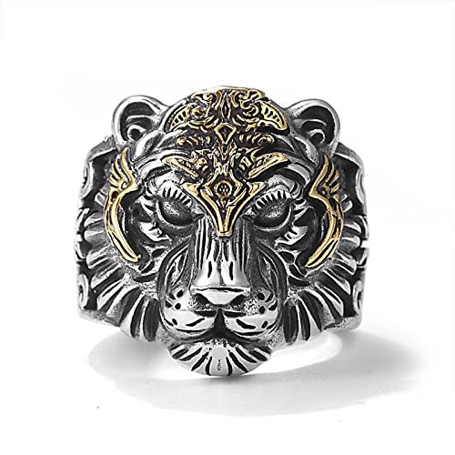 jtkhaweh Ring Ringe Damen Bijouterie Herren Vintage Tiger Ring