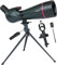 Svbony SV406 20-60 x 80 mm cannocchiale angolato, HD Dual Focus con adattatore SV214Pro, treppiede e borsa per il trasporto, oculare rimovibile da 1,25, impermeabile IPX7 per tiro al bersaglio, bird
