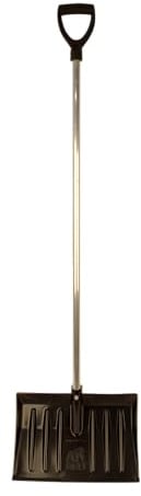 Red Gorilla Multi Shovel with D-Grip Handle Multi-Purpose Spade Lightweight Tool for Mucking Out Stable Garden Compost or Snow Shovel (Black)