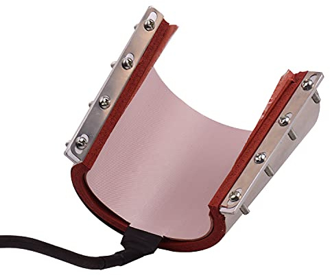 Conical Mug Press Heating Transfer Attachment for Sublimation Heat Press Machine - 12oz Capacity - - Silica Gel and Aluminum Construction - Heat Resistant Element