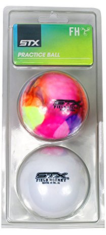 STX Field Hockey Praxis Ball (2 Pack), weiß/Regenbogen