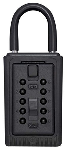 Kidde AccessPoint 001406 KeySafe Schlüsseltresor mit 3 Schlüsseln, tragbar, Schwarz