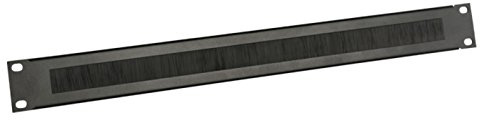 Adam Hall 19' Parts 87221BRUSH Rackblende 1 HE Stahl mit Bürstenleiste