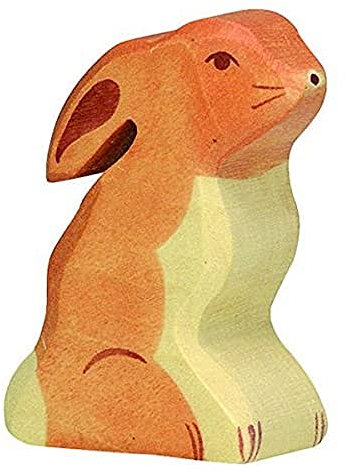 Holztiger Hase, sitzend, 80099
