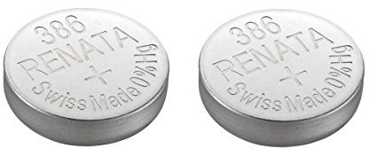 Uhrenbatterie Renata Swiss Made Renata 386 oder SR43SW oder AG12 1,5 v (2 x 386 oder SR 43 Sw)