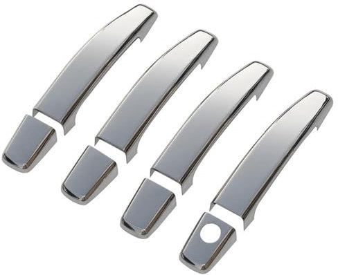 OMAC Türgriff Blende Chrom kompatibel mit Opel Astra H 2004-2013 4-Tür Edelstahl 8x