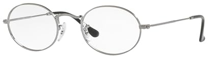 Ray-Ban Rayban Unisex-Erwachsene 0RX 3547V 2502 48 Brillengestelle, Grau (GUNMETAL)