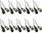 Mintice™ 10 X 1 vie Pin kit presa auto auto impermeabile connettore elettrico con AWG calibro marino
