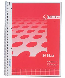 Collegeblock A4 80Blatt kar.28