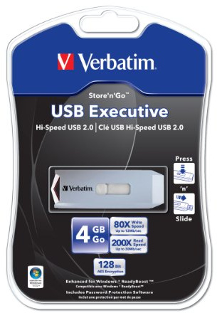 Verbatim USB-Stick 2.0 Executive 4 GB Highspeed