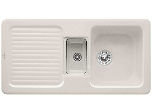 Villeroy & Boch Condor 60 Crema Beige Keramik-Spülbecken Küchenspüle Auflage