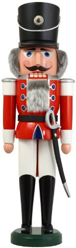 Seiffener Volkskunst eG Nußknacker Husar rot * Höhe 60 cm