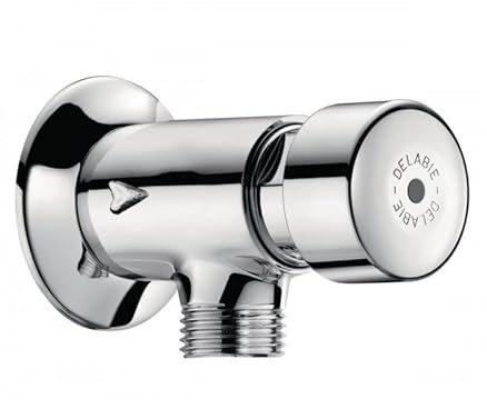 robinet d'urinoir - temporisé - delabie tempostop - equerre pour arrivée encastrée - delabie 778000