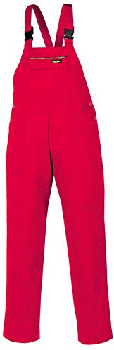 teXXor Latzhose Basic Arbeitshose für Industrie und Handwerk, 46, rot, 8033