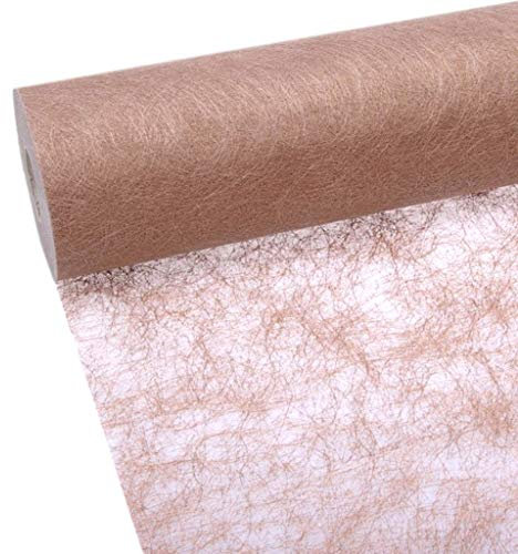 Rotolo di tessuto da tavolo Sizoflor, 25 metri +100 decorazioni a forma di cuore, Poliestere, rame, 30cm Breite