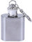 Demiawaking Tragbarer Outdoor-Flasche, 236 ml, klein, aus Metall, mit Schlüsselanhänger