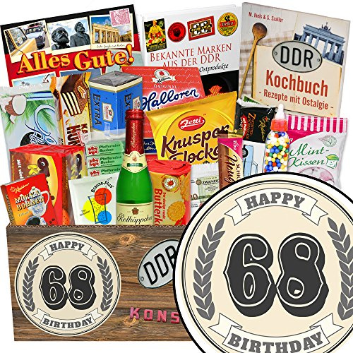 68. Geburtstag/Süßes Ostpaketset/Geschenke 68. Geburtstag Mama