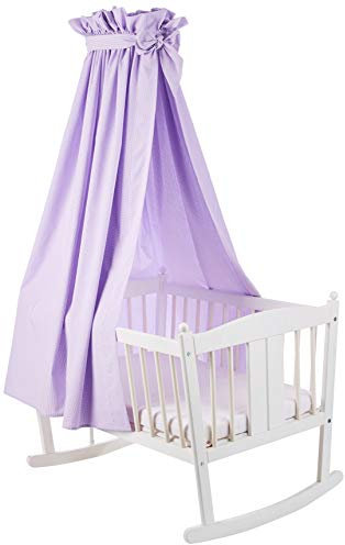 Robert Osswald 1.2.1.1.2.1.1-K01-06 Bezaubernder Himmel Classic - für Wiege und Beistellbett, violett