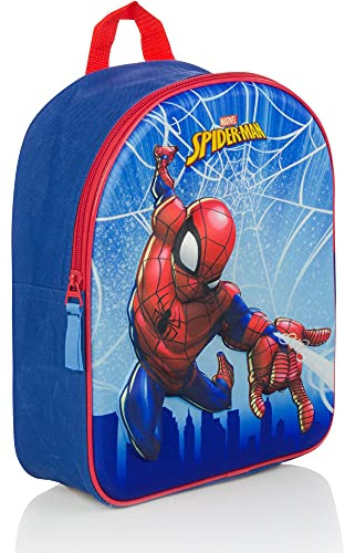 Marvel Spider-Man 3D Kinderrucksack - Blau