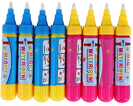 8pcs stylos à eau Doodle, tapis à eau stylos dessin à l'eau jouet outil de jeu pour tapis de dessin à l'eau