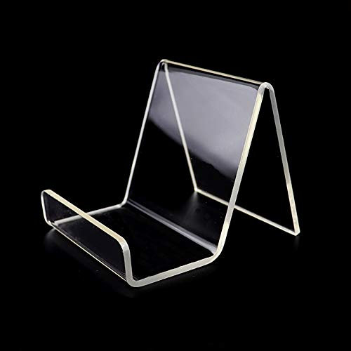 1/2/5x Acryl Buchstütze Transparent Acryl Ständer, Buchständer Warenstütze Warenträger Display Tischaufsteller Acrylaufsteller Prospektständer