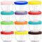 Youngever Lot de 18 Pot de Conservation Bebe 180ML, Petit Pot Bébé, Repas de Bébé Boîtes de Conservation (Rainbow)
