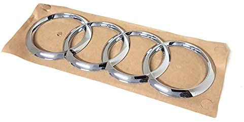 Audi 4G98537422ZZ Ringe Logo Zeichen Heckklappe Emblem chrom, nur Avant (Typ C7 4G)