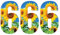 Pack of 3 Sunflower Bin Stickers - 6 ideal for Office, Refrigerators, Out Door Wheelie Bins, Walls V1096 Packwith®