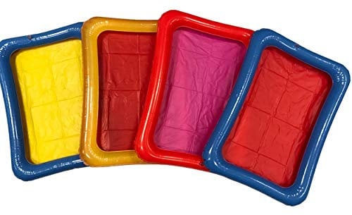 just4baby Magic Motion Moving Sand Inflatable Blow Up Play Tray NO MESS NO FUSS