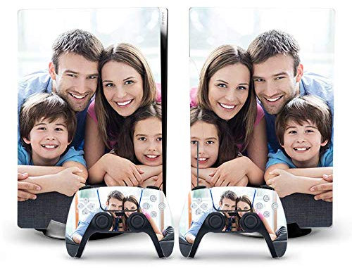 Estándar PS5 personalizado con tu imagen y crea tu propio diseño, controlador de Playstation 5 personalizado y piel de consola