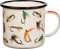 Gentlemen's Hardware Enamel Camping Mug Impact-Resistant Coffee Mug, 500ml, Fly Fishing