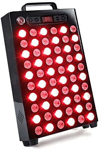 Top Life Lichttherapie-Lampe mit Rotlicht – 660 nm und 850 nm – rotes und nahes Infrarotlicht – kann die Haut verschönern, Schmerzen lindern, die Genesung fördern
