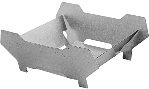Origin Outdoors Supervivencia Hornillo de Bolsillo, Adultos Unisex, Plata, 11,6 x 8,8 x 0,05 cm