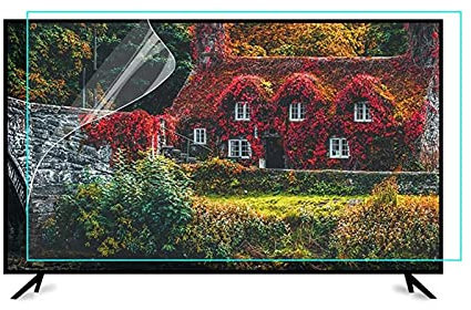 TV-Bildschirm-Schutzfolie, matte HD-Blendschutzfolie, Anti-Blaulicht-/Anti-Kratz-Folie, reduziert Ermüdung der Augen, für LED-OLED-High-Definition-Fernseher, 2 Stile, anpassbar (HD-Version 55 Zoll 12